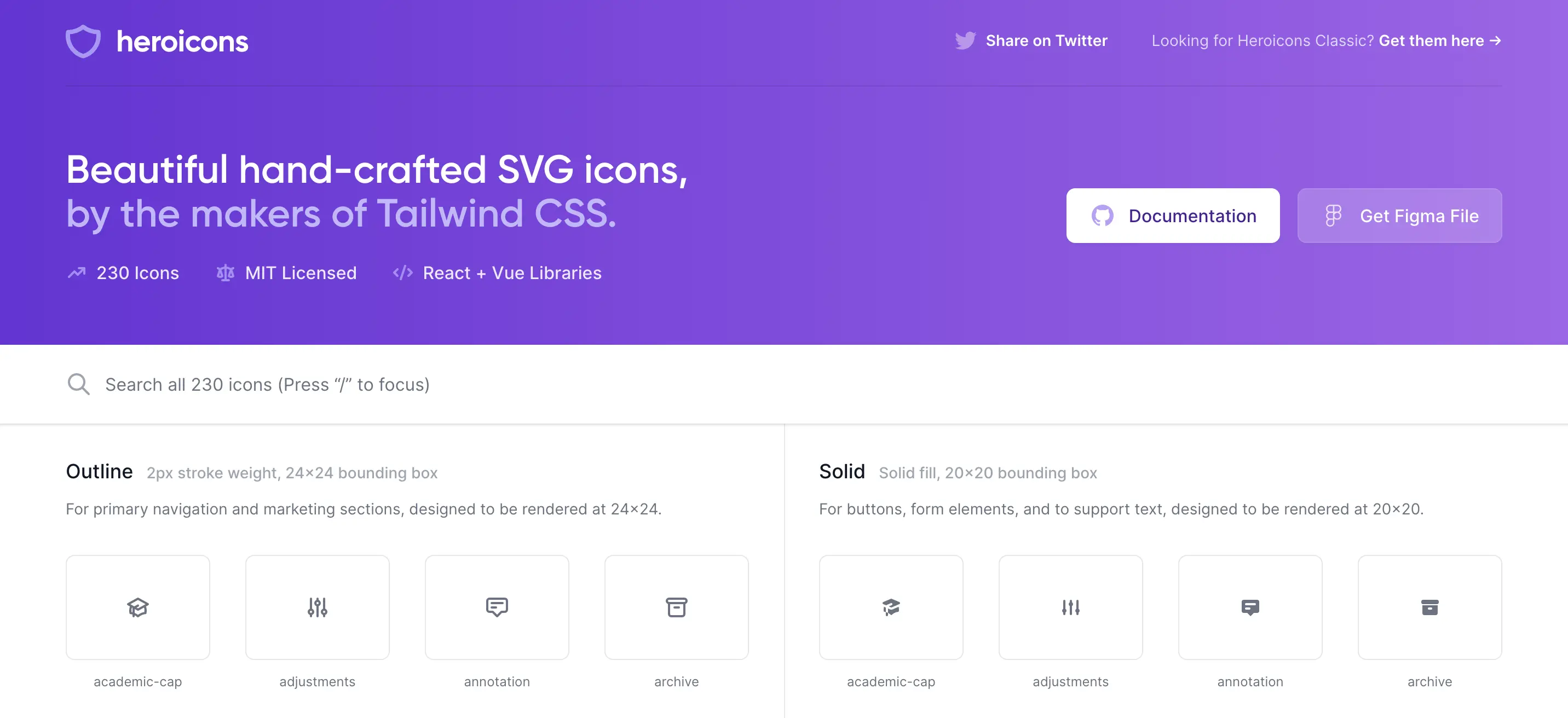 collection ov svg icons