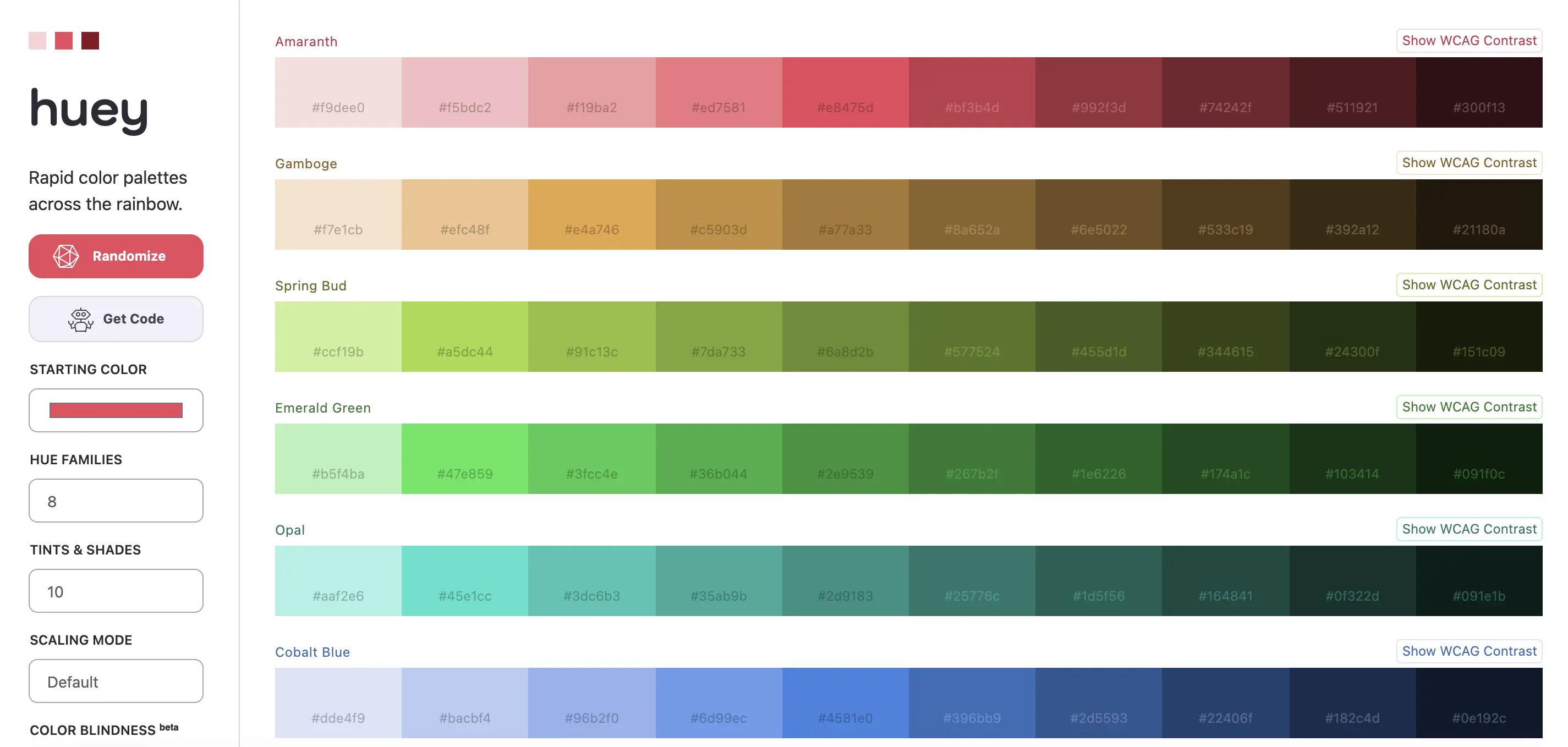 accessible color palette generator