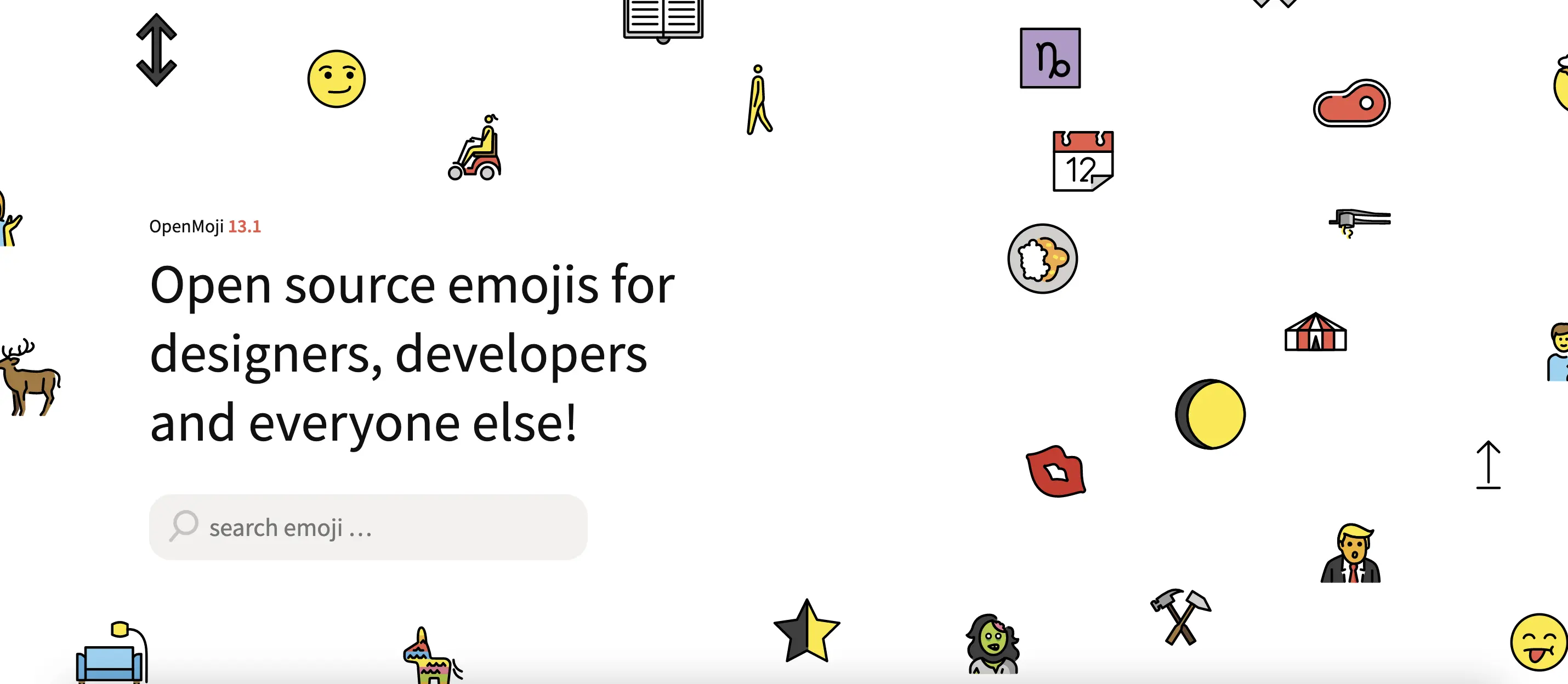 Open source emojis library