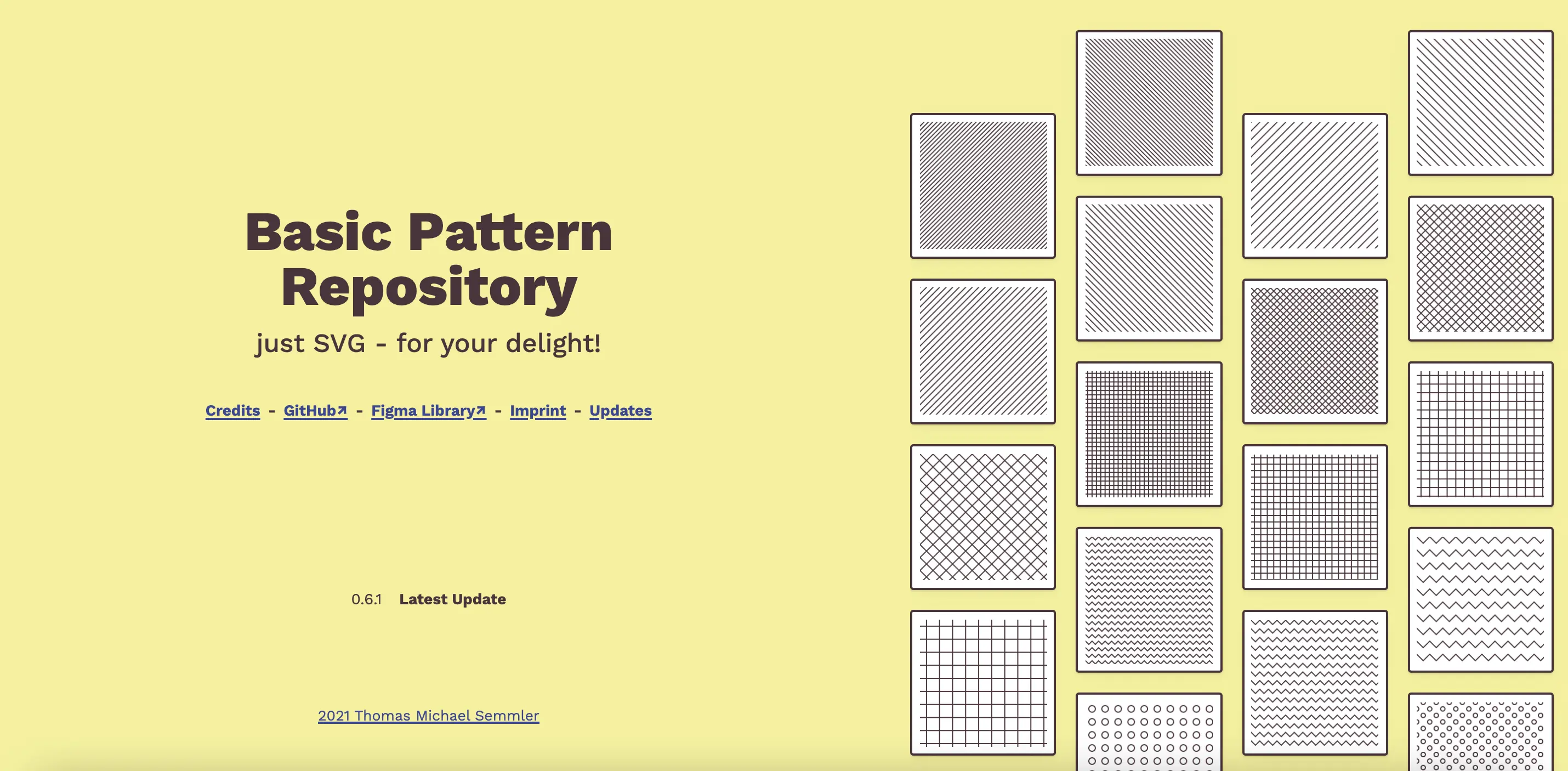 basic patterns collection, svg